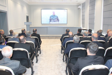 Yevlaxda “Xalqına Zəfərlər yaşadan Lider” adlı tədbir keçirilib