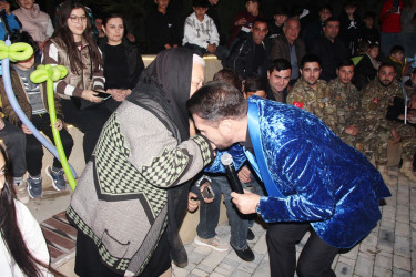 Yevlaxda Zəfər Gününə həsr edilən möhtəşəm konsert keçirilib