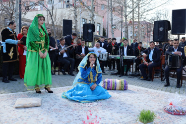 Yevlaxda od çərşənbəsi qeyd olunub