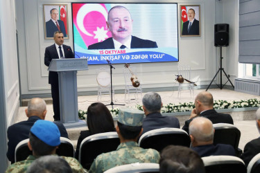 Yevlaxda “İnam, inkişaf və Zəfər yolu” adlı tədbir keçirilib