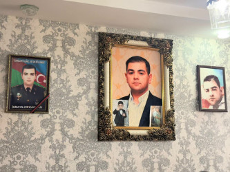 Yevlax Şəhər İcra Hakimiyyətinin Başçısı Şəhid ailəsini ziyarət edib