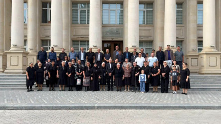 Yevlax rayonundan olan şəhid ailələri işğaldan azad edilmiş ərazilərə səfər edib