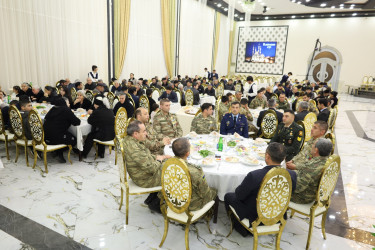 Yevlaxda iftar süfrəsi təşkil olunub
