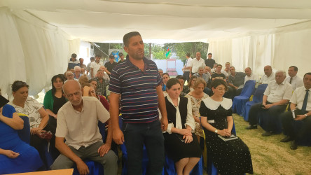 Yevlax Şəhər İcra Hakimiyyətinin Başçısı növbəti səyyar qəbulunu rayonun Quşçu kəndində keçirmişdir