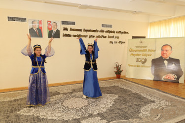Yevlaxda “Ulu Öndər Heydər Əliyev və Azərbaycan təhsili” adlı tədbir keçirilib