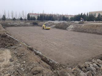 Yevlaxda Mənzil İnşaatı Dövlət Agentliyi tərəfindən yaşayış kompleksinin tikintisinə başlanılıb