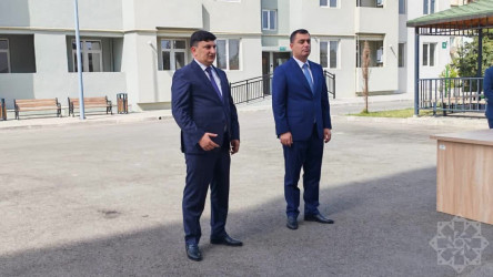 Yevlaxda şəhid ailələri və müharibə ilə əlaqədar əlilliyi olan şəxslərə mənzillər verilib