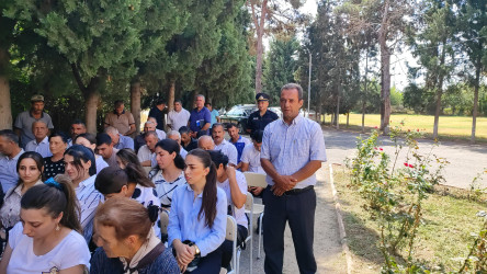 Hacımahmudlu kənd sakinlərinin müraciətləri dinlənilmişdir