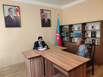 Şəhər İcra Hakimiyyətinin Başçısı növbəti dəfə vətəndaş qəbulu keçirdi