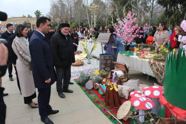 Yevlaxda qədim el bayramımız olan Novruz bayramına həsr olunmuş ümumrayon tədbiri keçirilib