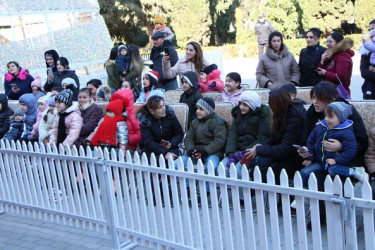 Yevlaxda uşaqlar üçün bayram şənliyi keçirilib