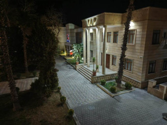 Yevlax şəhərinin gecə görüntüsü