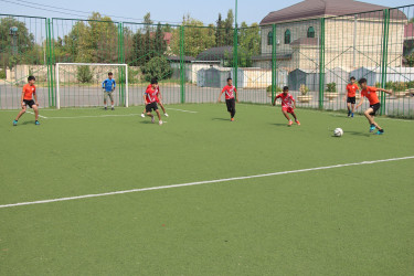Yevlaxda mini futbol idman növü üzrə yeniyetmələr arasında rayon birinciliyi keçirilmişdir