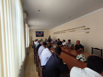 Yevlaxda yanğın təhlükəsizliyinin təmin edilməsi ilə əlaqədar maarifləndirici tədbir keçirilib