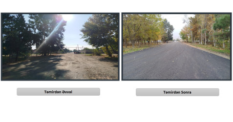 Növbəti küçəyə yeni asfalt örtüyü salınmışdır