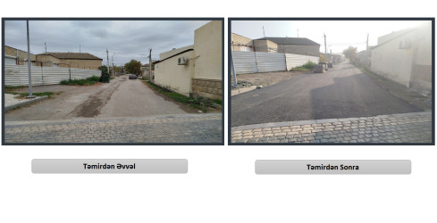 Yevlax şəhərində küçələrin asfaltlanması işləri davam etdirilir