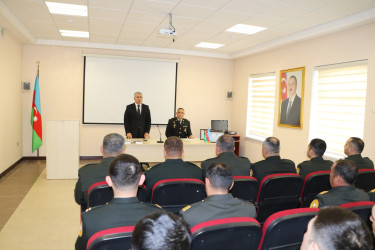 Yevlaxda Strateji Obyektlərin Mühafizəsi Dövlət Agentliyi əməkdaşlarının peşə bayramı günü münasibətilə tədbir keçirildi