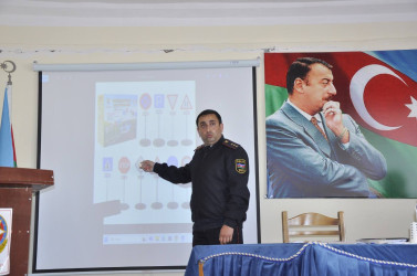 Uşaq Səfirlər Məclisinin Yevlax rayonu üzrə nümayəndələrinin təqdimatında maarifləndirici görüş keçirilmişdir