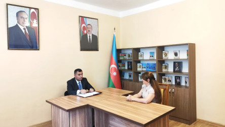 Yevlax Şəhər İcra Hakimiyyətinin Başçısı növbəti vətəndaş qəbulunu keçirib