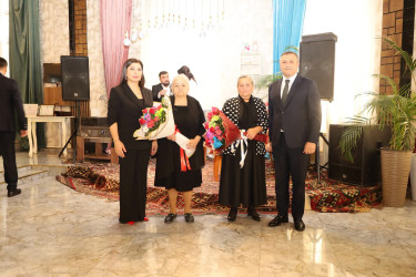 Yevlaxda 5 oktyabr-Beynəlxalq Müəllimlər Günü münasibətilə tədbir keçirilib