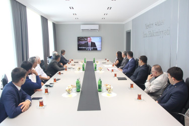 Yevlaxda bir qrup mətbuat nümayəndələri ilə görüş keçirilib