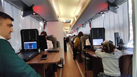 "ASAN xidmət” in müasir texnoloji avadanlıqla təchiz edilmiş xüsusi avtobusu 1 ay ərzində Yevlax rayon sakinlərinə səyyar xidmət göstərəcək