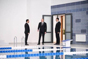Azərbaycan Respublikasının Prezidenti İlham Əliyev sentyabrın 27-də Yevlax Olimpiya İdman Kompleksinin açılışında iştirak edib.
