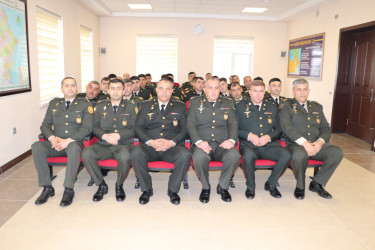 Yevlaxda Strateji Obyektlərin Mühafizəsi Dövlət Agentliyi əməkdaşlarının peşə bayramı günü münasibətilə tədbir keçirildi