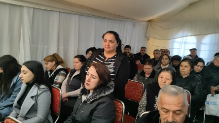 Nəmirli kənd sakinlərinin müraciətləri dinlənilib