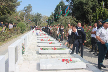 Yevlaxda 27 Sentyabr-Anım Günü münasibətilə tədbir keçirilib