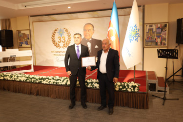 Yeni Azərbaycan Partiyası (YAP) Yevlax rayon təşkilatının yaradılmasının 33-cü illiyi münasibətilə tədbir keçirilib