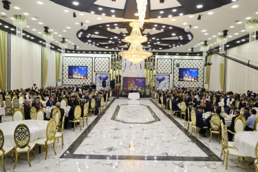 Yevlaxda iftar süfrəsi təşkil olunub