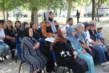 Yevlaxda növbəti səyyar qəbul keçirildi,sakinlərin müraciətləri dinlənildi