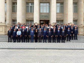Yevlaxda 23 İyun-Dövlət Qulluqçularının Peşə Bayramı günü münasibətilə tədbir keçirilib