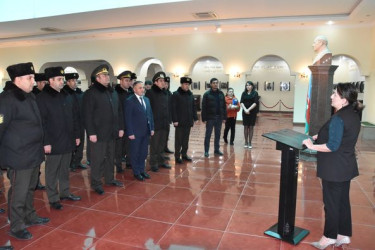 Yevlaxda Ulu Öndər Heydər Əliyevin anadan olmasının 100 illiyinə həsr olunmuş növbəti tədbir keçirilib