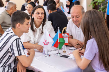Yevlaxda “Çempion ailələr” layihəsi çərçivəsində intellektual yarış keçirilib