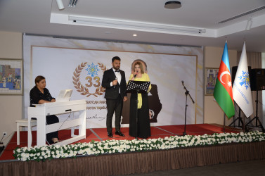 Yeni Azərbaycan Partiyası (YAP) Yevlax rayon təşkilatının yaradılmasının 33-cü illiyi münasibətilə tədbir keçirilib