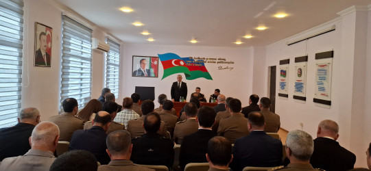 Yevlaxda  Fövqəladə Hallar Nazirliyi işçilərinin peşə bayramı günü münasibətilə tədbir keçirilib