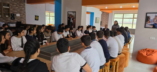 Yevlaxda gənclərlə görüş keçirilmişdir