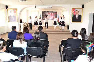 Yevlaxda Xocalı soyqırımının 34-cü ildönümünə həsr olunmuş tədbir keçirilmişdir