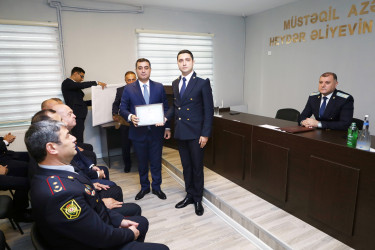 Yevlaxda Prokurorluq işçilərinin peşə bayramı və Azərbaycan Prokurorluğunun yaranmasının 108-ci ildönümü qeyd olunub