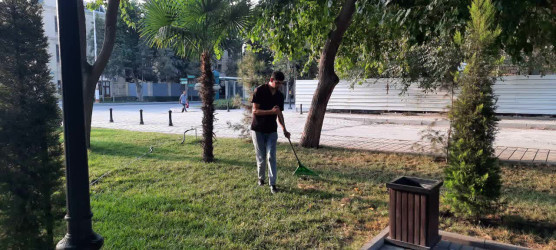 Yevlaxda növbəti iməcilik təşkil olunub