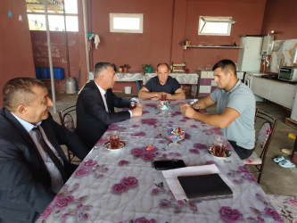 Yevlaxda 27 Sentyabr-Anım Günü ilə əlaqədar şəhid ailələri ziyarət olunub