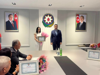Yevlaxda 23 İyun-Dövlət Qulluqçularının Peşə Bayramı günü münasibətilə tədbir keçirilib