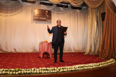 Yevlaxda Üzeyir Hacıbəylinin 140 illiyi münasibətilə tədbir keçirilmişdir