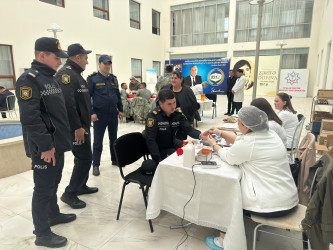 Yevlaxda qanvermə aksiyası keçirilmişdir