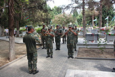 Birinci Qarabağ müharibəsi zamanı itkin düşmüş və şəxsiyyəti müəyyənləşdirilmiş şəhid Hümbətov Bəxtiyar Əliş oğlunun dəfn mərasimi keçirilmişdir