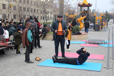 Yevlaxda “Sağlam həyat” layihəsi çərçivəsində idman yarışları keçirilmişdir