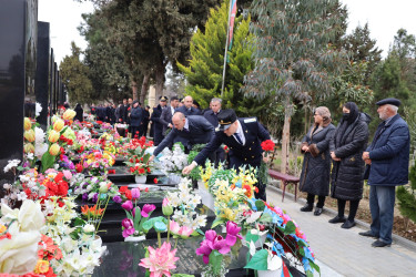 Yevlaxda Xocalı soyqırımının 34-cü ildönümü münasibətilə tədbir keçirilib