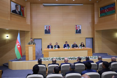 Yevlaxda Prezident İlham Əliyevin YAP-ın VIII Qurultayındakı proqram xarakterli nitqindən irəli gələn məsələlərlə bağlı müşavirə keçirilib
